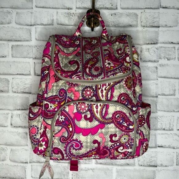 NWOT Vera Bradley Large Campus Backpack - Picture 4 of 11